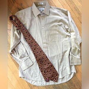Christian Doir shirt and tie